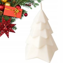 Świeca świąteczna choinka dekoracyjna sojowa dekoracja na święta PREZENT w2