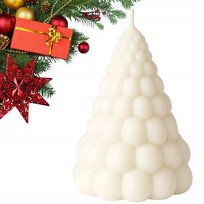 Świeca świąteczna choinka dekoracyjna sojowa dekoracja na święta PREZENT w3