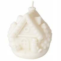 Świeca świąteczna dekoracyjna sojowa zimowy domek na PREZENT ozdoba święta