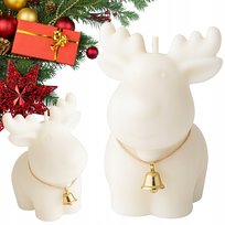 Świeca świąteczna renifer dekoracyjna sojowa dekoracja na święta PREZENT
