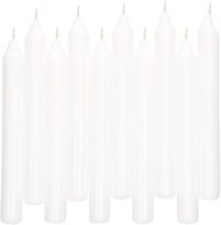 ŚWIECA ŚWIECZKA BIAŁA STOŁOWA ŚLUB WESELE 10 SZT