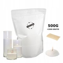 Świeca w proszku perłowa sypana - proszek do świec, 500g + 250g w prezencie