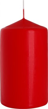 Świeca walec BISPOL 50H 12CM SW70/120 CZERWONA - BISPOL