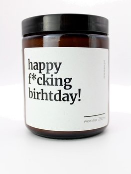 Świeca z napisem – śmieszny prezent urodzinowy, zapachowa, sojowa, handmade - Awaja