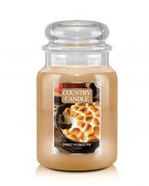 Świeca zapachowa COUNTRY CANDLE Sweet Potato Pie, duży słoik, 680 g, 2 knoty