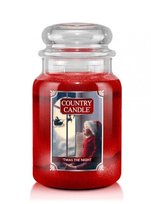 Świeca zapachowa COUNTRY CANDLE, 'Twas the Night, duży słoik, 2 knoty