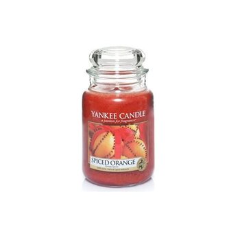 Świeca zapachowa, duży słój, Spiced Orange, 623 g - Yankee Candle