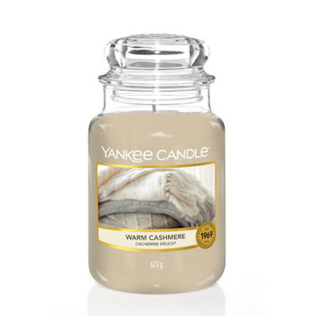 Świeca zapachowa, duży słój YANKEE CANDLE Warm Cashmere, 623 g - Yankee Candle