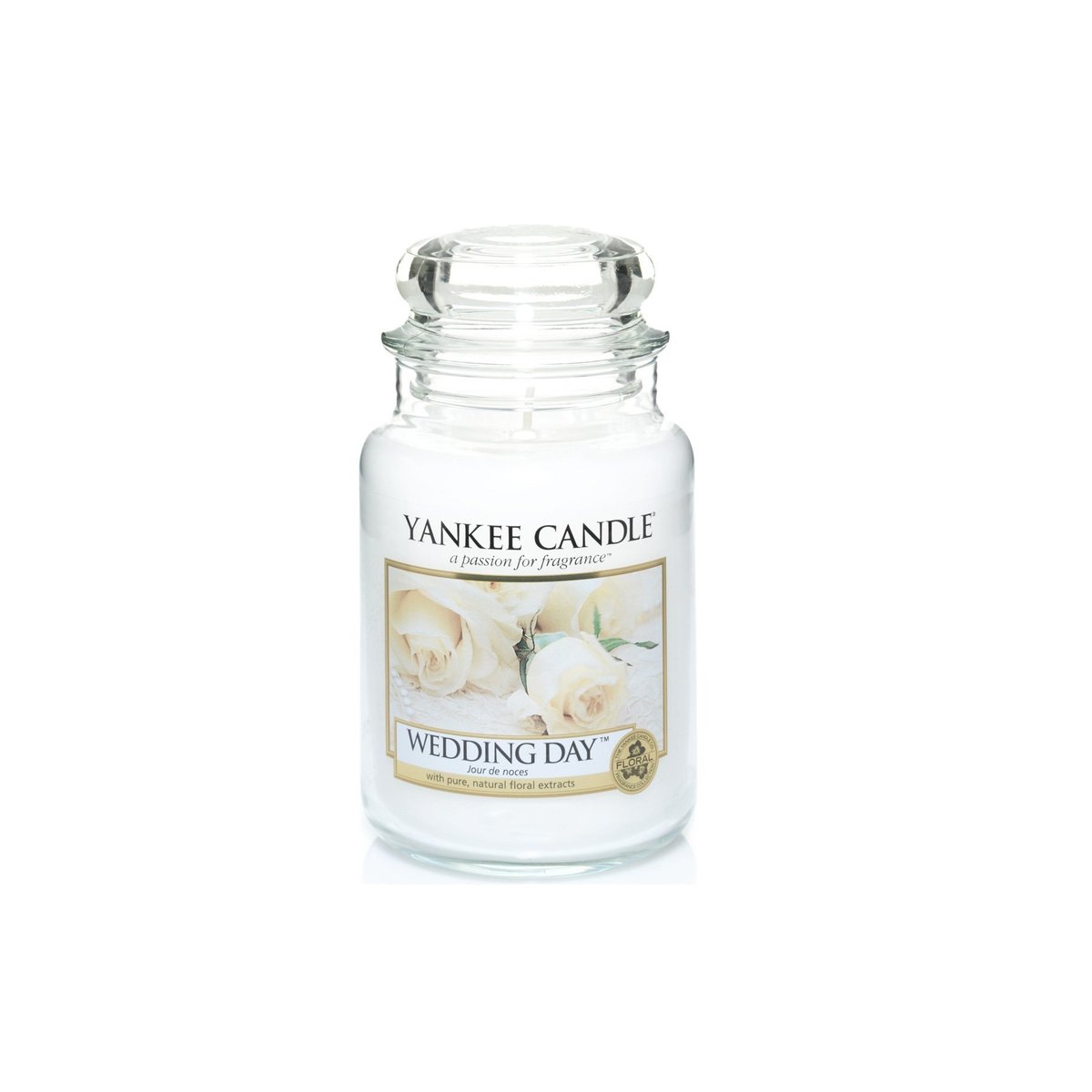 Świeca zapachowa, duży słój YANKEE CANDLE Wedding Day, 623 g