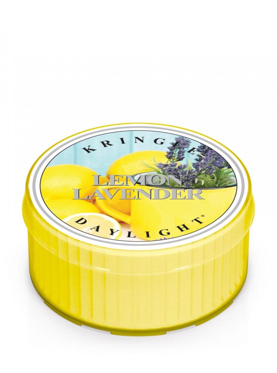 Świeca zapachowa KRINGLE CANDLE, Lemon Lavender, daylight Kringle