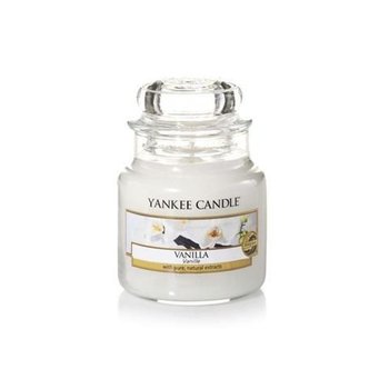 Świeca zapachowa, mały słój, Vanilla, 104 g - Yankee Candle