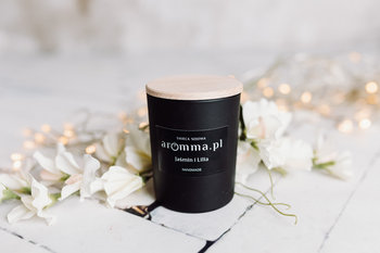 Świeca zapachowa sojowa Jaśmin i Lilia Aromma 300 ml - KWITNĄCY INTENSYWNY JAŚMIN - Aromma