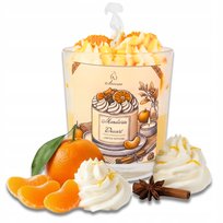 Świeca Zapachowa Sojowa Świeczka MANDARYNKOWY DESER w Szkle Piękny Zapach