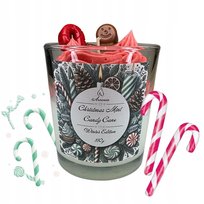 Świeca Zapachowa Sojowa Świeczka MIĘTOWE CUKIERKI w Szkle Piękny Zapach