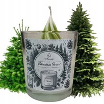 Świeca Zapachowa Sojowa Świeczka ŚWIĄTECZNY LAS 2 w Szkle - Piękny Zapach