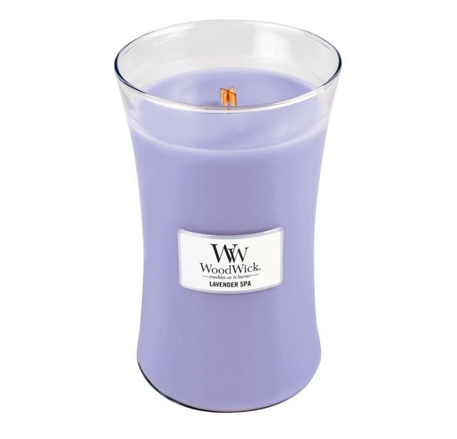 Świeca zapachowa WOODWICK Lavender Spa - duża, 609,5 g