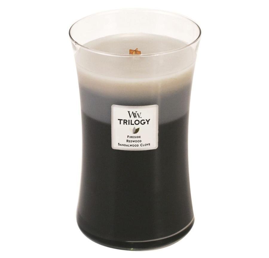 Świeca zapachowa WOODWICK Warm Woods - duża, 609,5 g