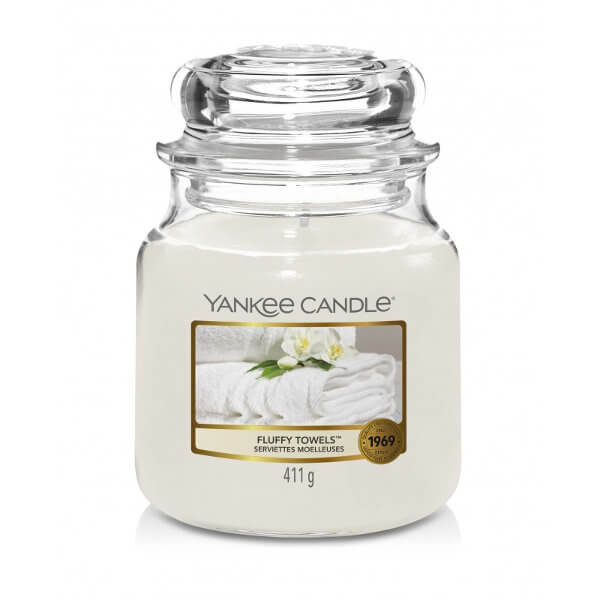 Świeca zapachowa YANKEE CANDLE Fluffy Towels, 411 g