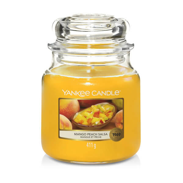 Świeca zapachowa, YANKEE CANDLE, Mango Peach Salsa, 411 g