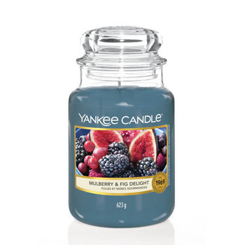 Świeca zapachowa YANKEE CANDLE Mulberry & Fig Delight, duży słoik, 623 g - Yankee Candle