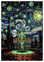 Świecąca w Ciemności Zdrapka Park Rozrywki 40x28 cm