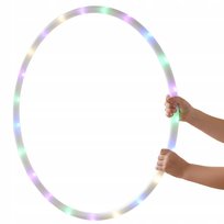 ŚWIECĄCE HULA HOP 60CM KOŁO OBRĘCZ SZKOŁA PRZEDSZKOLE GIMNASTYKA FITNESS Midex