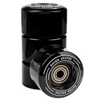 Świecące Kółka + Łożyska Do Wrotek Raven Noa Black Led 4Szt Raven