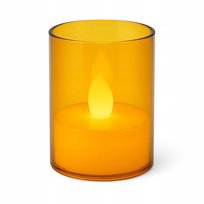 Świeczka LED na baterie Lampion Znicz 56 mm barwa żółta 2500K