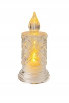 Świeczka LED na baterie Lampion Znicz na baterie barwa biała ciepła