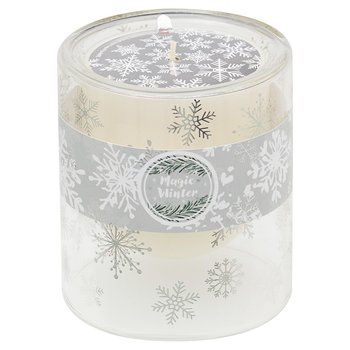 Świeczka, Magic Winter, Srebrna, Gwiazdy - Empik
