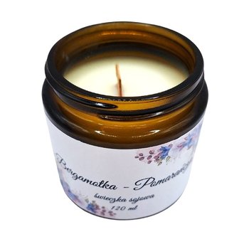Świeczka Sojowa Bergamotka Pomarańcza 120 ml Ręcznie Robiona - Inny producent