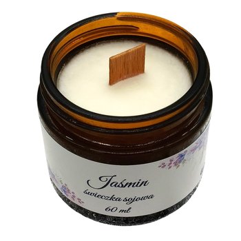 Świeczka Sojowa Jaśmin 60 ml – Ręcznie Robiona Drewniany - Inny producent