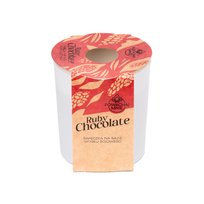 Świeczka sojowa Powąchaj Mnie - Ruby Chocolate biała