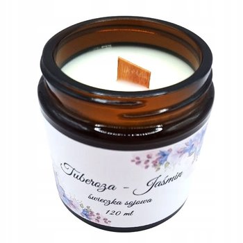 Świeczka Sojowa Tuberoza Jaśmin 120 ml Ręcznie Robiona - inna (Inny)