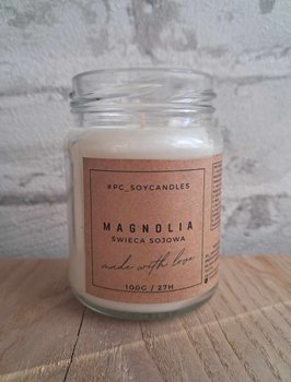 Świeczka Sojowa Zapachowa Magnolia 143ml 27h - PC_soycandles