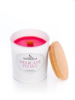Świeczka sojowo - kokosowa Delicate Peony Biała 36h PAVONCELLA