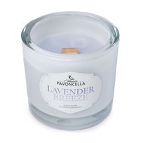 Świeczka sojowo - kokosowa Lavender Breeze Biała 46h PAVONCELLA