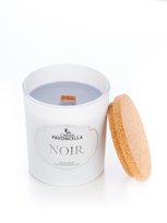 Świeczka sojowo - kokosowa Noir Biała 36h PAVONCELLA