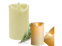 Świeczka Świeca Baterie Led Lampka Efekt Płomienia Znicz Znicza Wkład