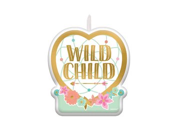 Świeczka urodzinowa Wild Child - 6 cm - 1 szt. - Amscan