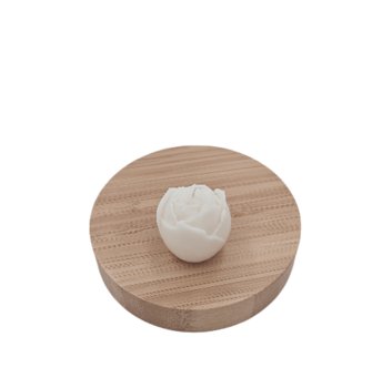 Świeczka zapachowa mała różyczka 3,4 cm zapach Jabłko Cynamon - Holipka