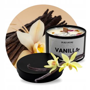 Świeczka Zapachowa Vanilla do Domu Naturalna Wosk Sojowy Knot Drewniany - Inny producent