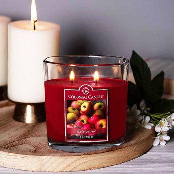 Świeczka zapachowa w owalnym szkle Colonial Candle 225 g Jabłkowy Sad - Inny producent