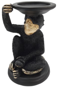 Świecznik dekoracyjny małpka małpa siedząca figurka - Inny producent
