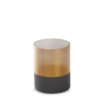 Świecznik Dekoracyjny Ze Szkła Artystycznego Alisma 12X15 Brązowy + Złoty