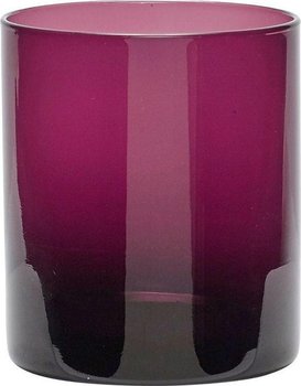 Świecznik Glass prosty 9x10 cm fioletowy - Hübsch