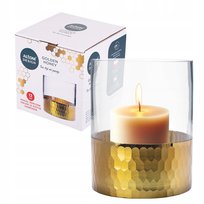 Świecznik szklany ALTOM DESIGN Golden Honey, 15 cm