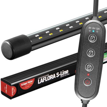 Świetlówka LED do akwarium, Kruger Meier LAFLORA S-Line 60, energooszczędna, światło RGB i White, pilot z timerem,  52cm - Kruger Meier