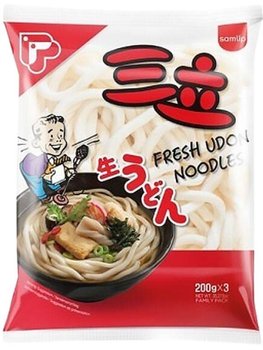 ŚWIEŻY MAKARON UDON GRUBY AZJATYCKI DO ZUPY KUCHNIA ŚWIATA SAMLIP 200G