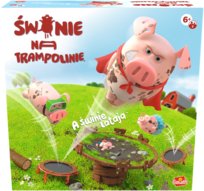 Świnie na Trampolinie, gra zręcznościowa, Goliath Games Goliath Games